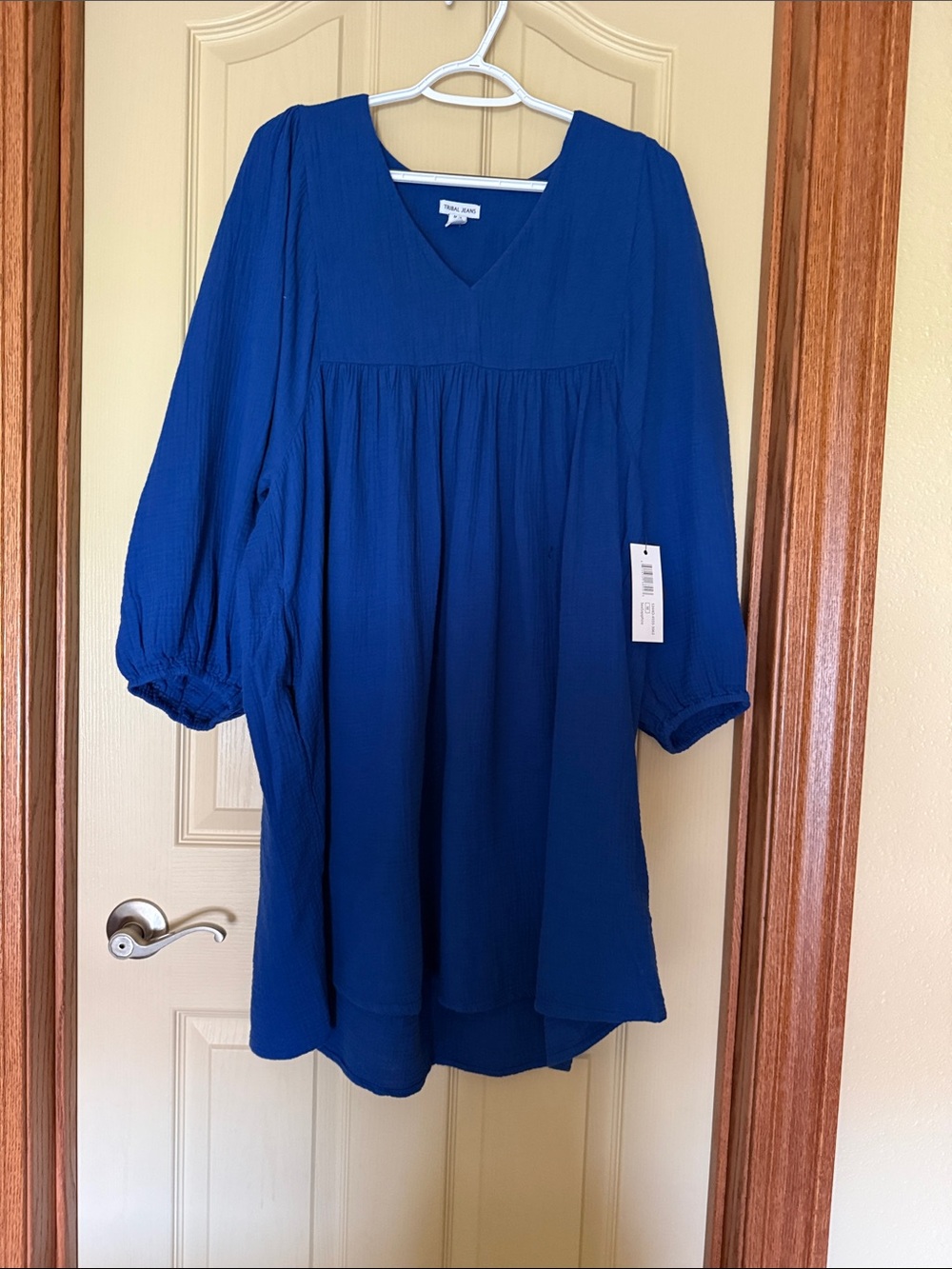 Tribal Royal Blue Midi Dress
